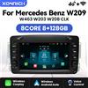 XONRICH Lettore multimediale per auto Wireless Carplay per Mercedes/Benz/W209/W168/M/ML/W208/W463/Viano/W639/Vito/Vaneo Android 14 4G Wifi
