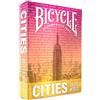 Cartemagic Bicycle Cities of the World Carte da Gioco Poker Verdi e Rosa