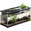 Generic acquario - Nano pesce in vetro da 1320 g, serbatoio nano autopulente, peso 1320 g + di ciclo, costruzione ABS alimentata tramite USB, per studio domestico e piccoli pesci
