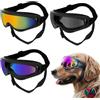 XFSRG 4 Pezzi Occhiali da Sole per Cani Stile Avvolgente Protezione UV Protettivi Occhiali da Moto Cani per Passeggiate Viaggi Auto