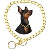 HimyBB Collana Choke Collare per Cani Argento XS Metallo Slip Link Training Heavy Duty Cane Collare Martingale Collare Cucciolo Collare per XXS XS XS Small Medium Large Big XL Razza Cani