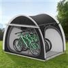 WOOLUCK® Tendone Garage all'Aperto, Impermeabile Protezione UV box biciclette, Tenda pieghevole portatile per garage/giardino