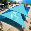 HUXNTN Tenda parasole resistente ai raggi UV e al vento (blu lago, 3 x 3 x 3 m)