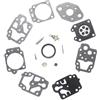 TOP-MAX Kit di guarnizioni per membrana carburatore e kit di riparazione ago, compatibile con carburatore Walbro WYL K20-WYL