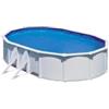Gre Piscina fuori terra ovale gre fidji in acciaio bianco 610x375x120 - cod. kit610eco