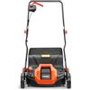 Fuxtec Arieggiatore scarificatore elettrico FUXTEC EV320ECO 1300W di potenza, larghezza di lavoro di 32 cm e regolazione della profondità da -12 a +10 mm, raccoglitore d'erba 40L