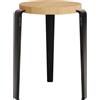 TIPTOE - Sgabello Lou - Nero - Acciaio termolaccato - Designer Gregory Cibert