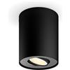 Philips Hue White Amb. Pillar Spot 1 flg. nero 350lm DS