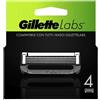 Gillette Labs 4 Lame Di Ricambio