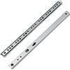 Zasvec Guide per Cassetti 2 Pezzi Binari per Cassetti 17 x 246mm Guide Cassetti Guide Telescopiche Guide a Estrazione Guida per Cassetti Guida Scorrevole con Cuscinetti a Sfera