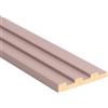 Haak Set di 3 modanature Desiwa in rosa pastello, 10,7 x 125 cm