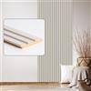 Haak Set di 9 pannelli da parete e soffitto Desiwa in beige sabbia 10,7 x 252 cm