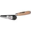 KS Tools 144.0132 - Cazzuola triangolare, con impugnatura in legno, 140 mm