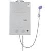 EUAIIPull Scaldacqua a gas da 12 l, con soffione doccia da 24 KW, GPL, super bassa, 0,15 bar, pressione di avviamento, per casa, camper, cabine