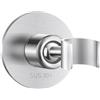 Drenky Supporto Soffione Doccia Senza Foratura, Supporto Doccia In Acciaio Inox 304 Supporto Doccia Muro Snodo Orientabile Universale A 360° Regolabile Staffa Porta Soffione Doccia Con 3M Adesivo Silber