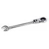 Senrise Chiave inglese combinata da 8-19 mm, con testa flessibile, multifunzione, metrica, con fine aperta e chiave a cricchetto, attrezzo meccanico, Specchio