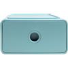Exacompta - Rif. 315433D - 1 modulo di classificazione Tiny Box 1 cassetto Skandi sovrapposbile, dimensioni esterne: profondità 19 x larghezza 26,5 x altezza 10 cm, blu smerigliato