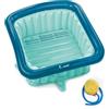 Jane Jané Riduttore Doccia Bambino Gonfiabile 60x60 cm, Vaschetta Portatile, 70L, Ventose, Tappo Scarico, Pompa Inclusa, Blu