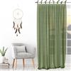 Soleil d'ocre, Spirit Tenda trasparente a laccetti, verde, 140x250 cm