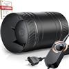 SBONNI Ventilatore estrattore d'Aria Regolabile 100 mm, 8 W 310 m³/h, Silenzioso, Protezione da surriscaldamento, Ventilatore per Serra, Bagno, Cantina umida, Garage, Cucina - P124