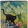 Generico Calendario 2026 Gatti in stile Van Gogh, Calendario da Parete Divertente con Gatti, Calendarios Mensile a Tema Gatto,Parodia della Storia della Arte, per Casa e Ufficio,Regala per gli Amanti dei Gatto