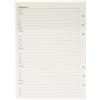 Filofax - Ricarica di fogli, per agenda organizer, formato A5 bianco N/A