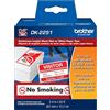 Brother DK-2251 nastro per etichettatrice Nero e rosso su bianco
