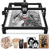 Generic Macchina per incisione laser con protezione degli occhi e messa a fuoco fissa, mini taglierina e incisore per legno e pelle, area di lavoro 420 x 400 mm