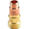 BildeeMait Corpo mandrino in ottone con lente a gas compatibile con WP-17 WP-18 WP-26 per torce Tig e inserto in rete (17CB20G 1,6 mm)