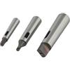 Opatiny Riduzione per adattatore cono Morse, set da 3 pezzi MT1-MT2 MT2-MT3 MT3-MT4 per tornio fresatura trapano mandrino manicotto alta durezza 45# acciaio