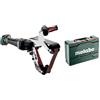 metabo RBVB LTX BL - Smerigliatrice tubolare a batteria, 180-18 V, 180 mm, diametro del tubo, 270°, per superficie senza attacco, motore brushless, velocità variabile, lavorazione in metallo