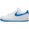 Nike FJ4146 Nike Air Force 1 '07 Uomo, White/Photo Blue-White EU 47