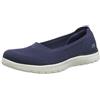 Skechers Donna On-The-Go Flex Wonderous Trainers, Navy Textile Trim, 37.5 EU