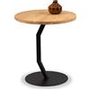 M2 Kollektion Tim 2 Tavolino in legno, marrone, diametro 45 cm, altezza 50 cm