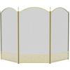 Fire Vida Ingleton Screen/Spark Guard, Metallo, Ottone