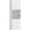 HOMCOM Credenza Dispensa da Cucina 170 cm con Mensola Regolabile, Bianco | Aosom Italy