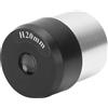 Fockety Oculare per Telescopio da 1,25 Pollici, Filettatura 20mm M28.6X0.6mm Oculare per Telescopio Astronomico in Vetro Ottico Trasparente, Interfaccia in Lega di Alluminio con Filtri Astronomici