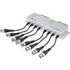 ZDETGU 8CH Passivo Video Balun HD CCTV BNC Maschio a UTP Adattatore Ricetrasmettitore Cavo Converte i Segnali Video per i Sistemi di Sorveglianza Metallo