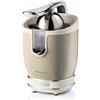 Ariete 413-03 Vintage Spremiagrumi Elettrico con Leva 85W 2 Coni Acciaio Inox Beccuccio Salvagoccia colore Beige
