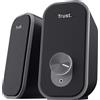 Trust, Altoparlante 2.0, 6W, Nero, Cablato