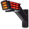 WAŚ Faro di segnalazione a LED SPOT WAŚ 2554L W297.4.1, a sinistra, su braccio.