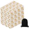 48Pcs Dadi Magici Contatori, Set Dadi D6 Acrilici per Token, Marmo Bianco
