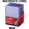 ULTRA PRO 1000 TOPLOADER - 40 PACK X 25 TOPLOADER - POKEMON MAGIC ONE PIECE ECC