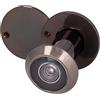 Amig - Spioncino per porta, lente Superangolare, per porte d'ingresso interne ed esterne, colore pelle, ottone, dimensioni: Diametro 14 mm, spessore della porta 25-42 mm