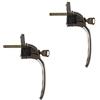 Yale P-2YWHLCK40N-PC - Maniglie universali per finestre, adatte per finestre destrorse o sinistre, mandrino da 40 mm, chiudibili, confezione Visi, adatte per finestre in PVC, finitura cromata lucida,