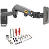 NB F150G - Supporto da parete, girevole, con molla a gas per monitor e TV LCD e LED 1735