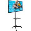 Ergosolid Falco 22 - Supporto TV da pavimento, con ruote per TV LCD e LED da 19 -37