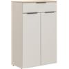 Composad | Base Multiuso della Linea PRONTOcon 1 Cassetto e 2 Ante, Mobile Contenitore per Ufficio e Home Office (LxAxP): 68,9x105,3x35,5 cm, Grigio Cashmere Topmatt e Rovere Mielato