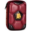 Seven Astuccio Roma Quick Case, Completo di Matite, Pennarelli, Colori, Accessori Zaino, Elementari, Medie, Superiori, Blue Deep, Bambine e Bambini, rosso