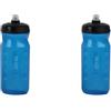 ZEFAL Sense Soft Borraccia Bici e MTB - Senza BPA - Borraccia Sportiva e Ciclismo Inodore e Leggera - 650ml, Azul Traslucido (Confezione da 2)